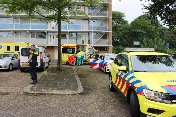 Traumahelikopter landt voor incident