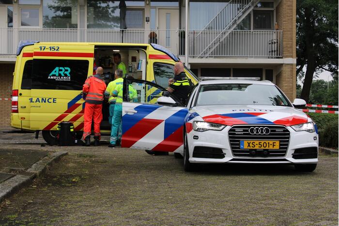 Traumahelikopter landt voor incident