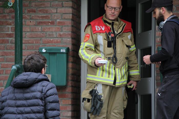 Lege batterij van rookmelder zorgt voor bezoek van de brandweer