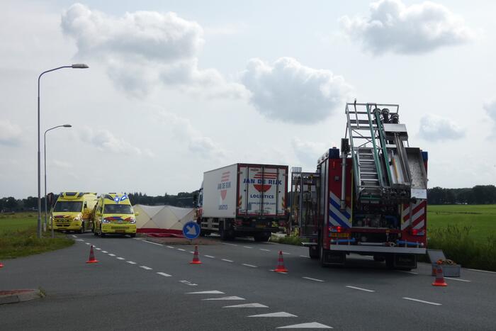 Traumahelikopter ingezet bij ernstig ongeval