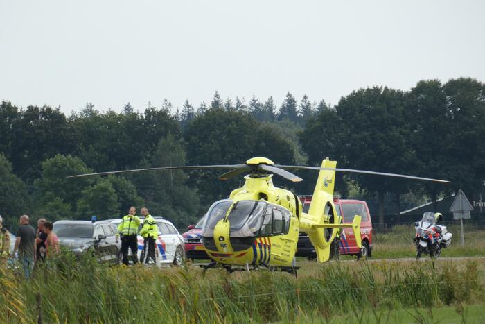 Traumahelikopter ingezet bij ernstig ongeval