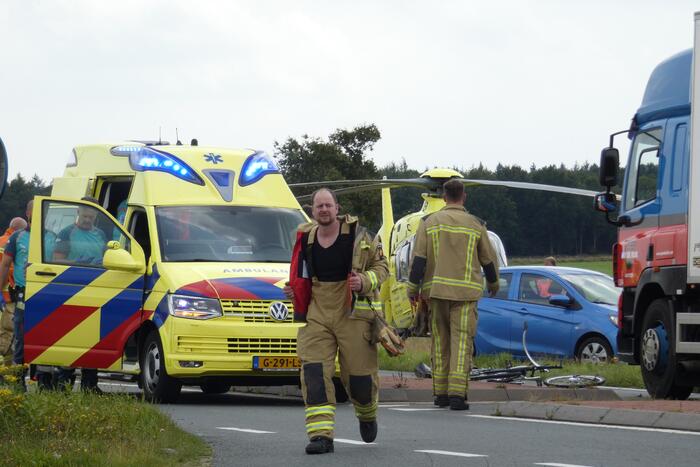 Traumahelikopter ingezet bij ernstig ongeval