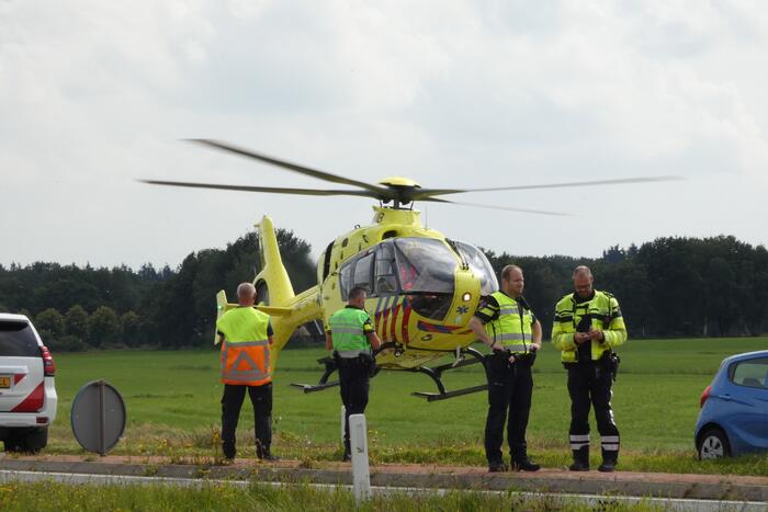 Traumahelikopter ingezet bij ernstig ongeval