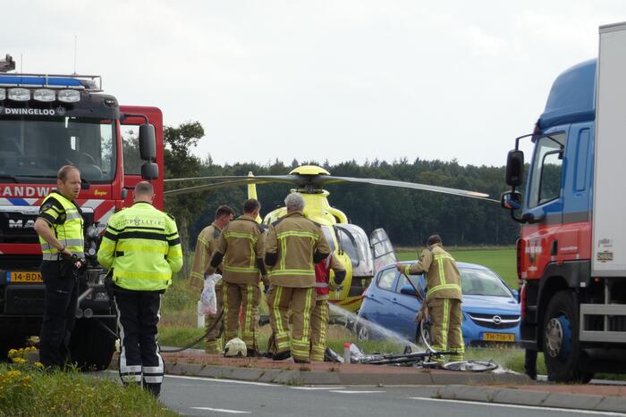 Traumahelikopter ingezet bij ernstig ongeval