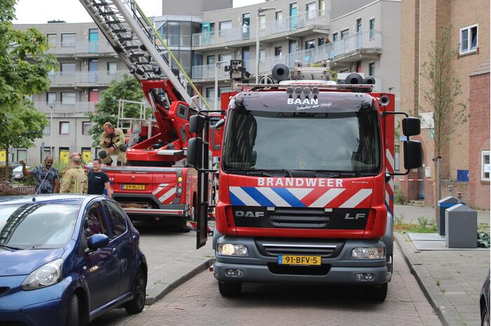 Bewoners gecontroleerd bij woningbrand