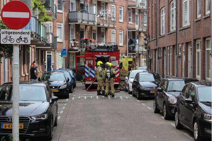 Bewoners gecontroleerd bij woningbrand