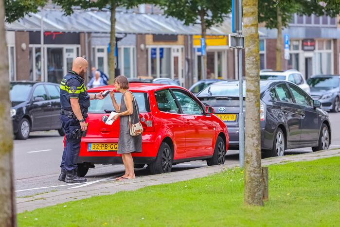 Schade bij botsing tussen personenauto's