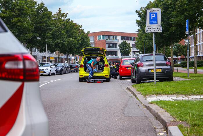 Schade bij botsing tussen personenauto's