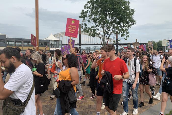 Demonstratie tegen evenementensector