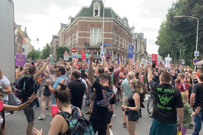 Demonstratie tegen evenementensector