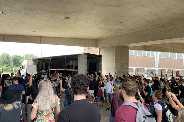 Demonstratie tegen evenementensector