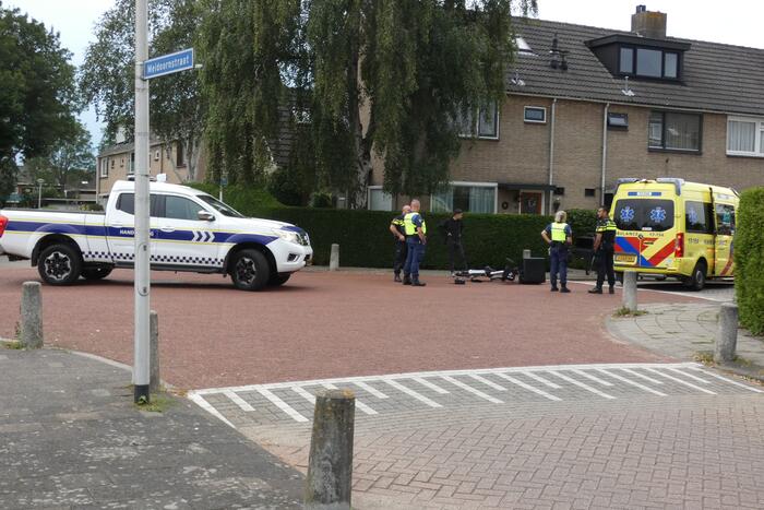 Maaltijdbezorger gewond door ongeval