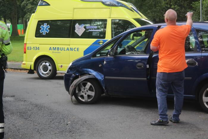 Ongeval tussen twee personenauto's