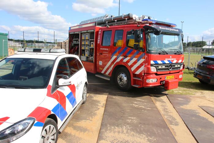 Bouwvakker zwaargewond na val met steiger Voetbalclub VVSB