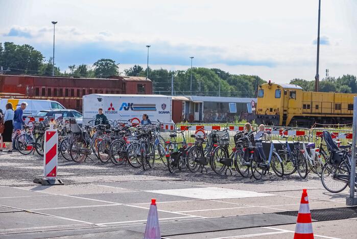 Drukte bij GGD-priklocatie Rijtuigenloods