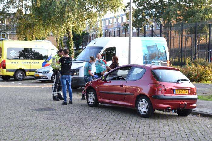 Schade aan personenauto's door ongeval