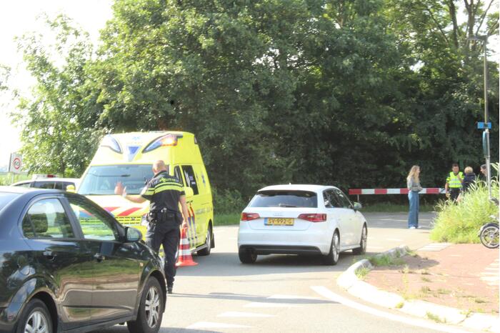 Traumahelikopter voor incident op de fiets