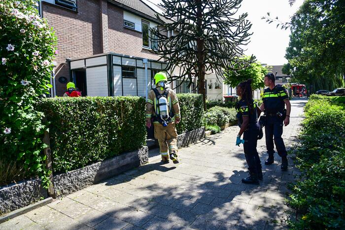 Kortsluiting in strijkijzer veroorzaakt brand