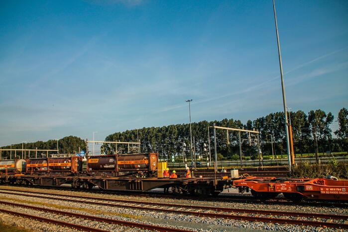 Lekkende treinwagon zorgt voor gevaarlijke situatie
