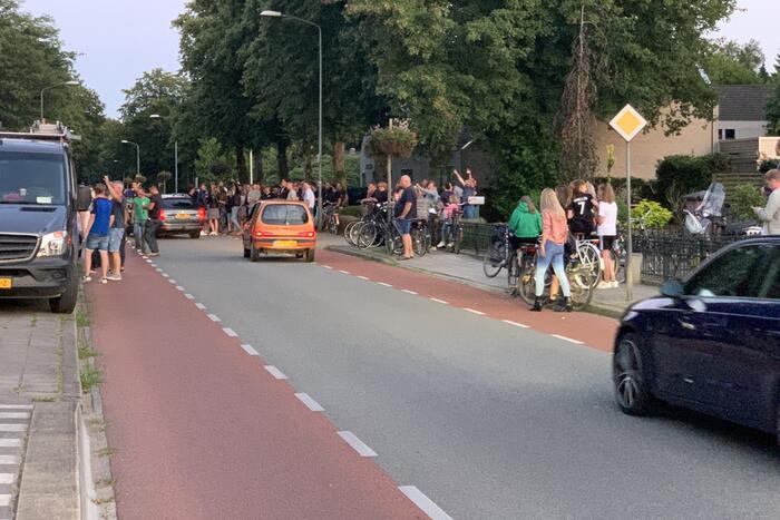 Demonstratie tegen vluchtelingen uit Afghanistan