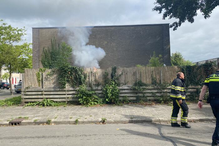 Woningbrand blijkt brandende vuurkorf