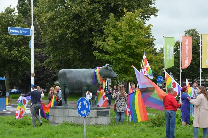 Vreedzame LHBTIQ demonstratie