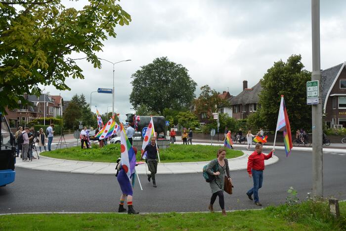 Vreedzame LHBTIQ demonstratie
