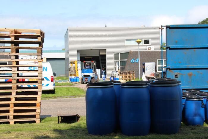 Drugslab in bedrijfspand Industrieterrein Noordersluis