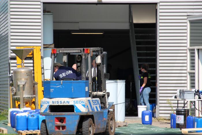 Drugslab in bedrijfspand Industrieterrein Noordersluis