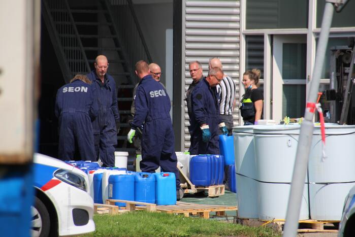 Drugslab in bedrijfspand Industrieterrein Noordersluis