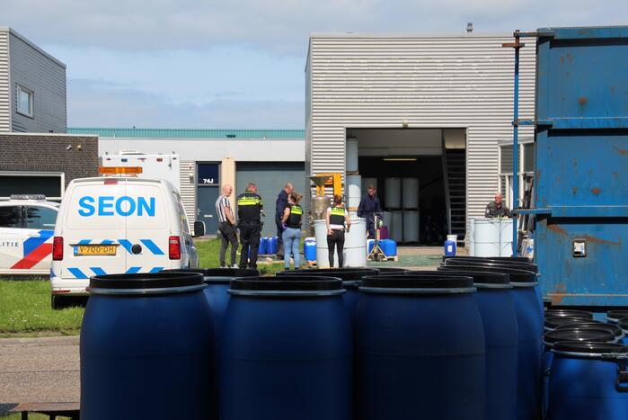 Drugslab in bedrijfspand Industrieterrein Noordersluis