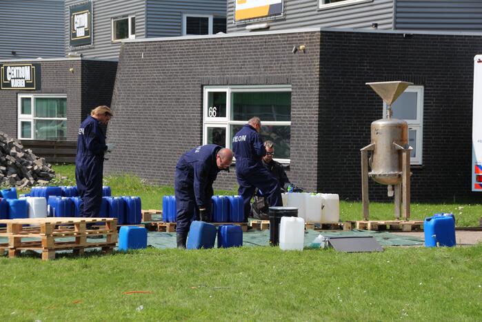 Drugslab in bedrijfspand Industrieterrein Noordersluis