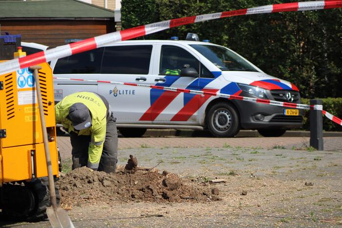 Stronkenfrees gaat door gasleiding heen