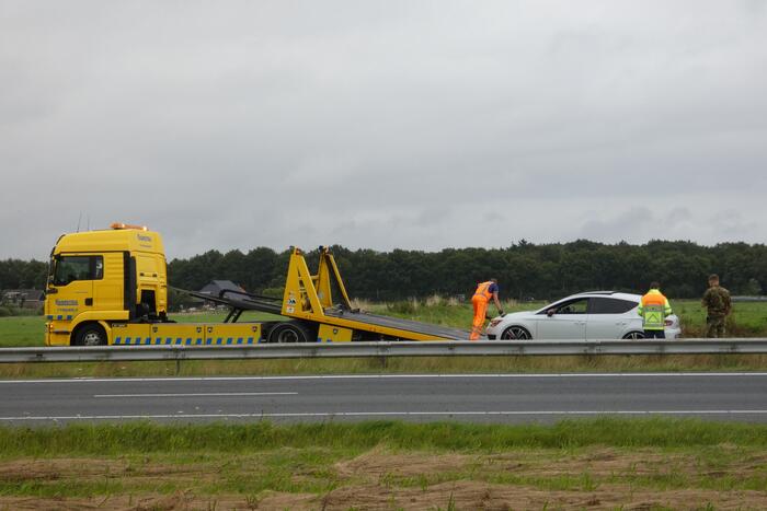 Militair betrokken bij ongeval op Rijksweg