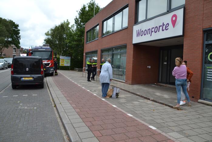 Brand in pand van woningcorporatie Woonforte