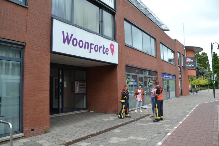 Brand in pand van woningcorporatie Woonforte