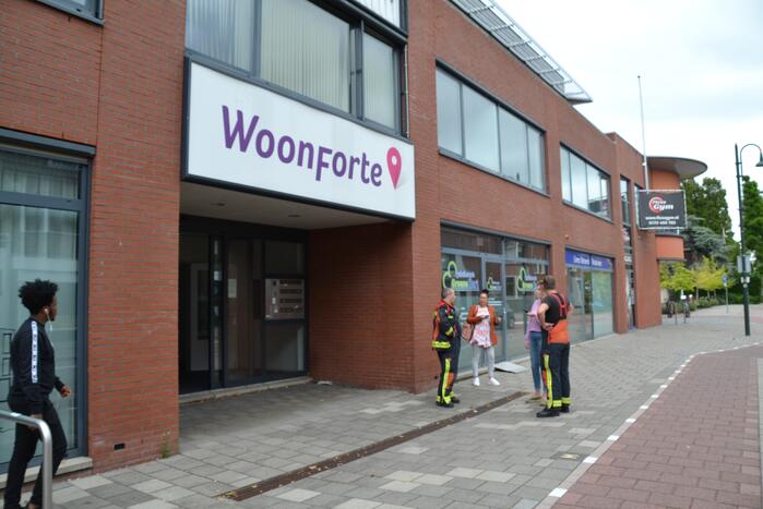 Brand in pand van woningcorporatie Woonforte