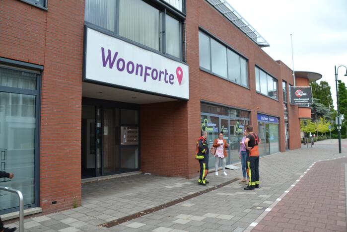 Brand in pand van woningcorporatie Woonforte