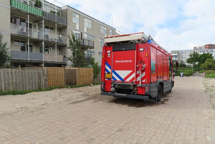 Kussens tuinset vatten vlam