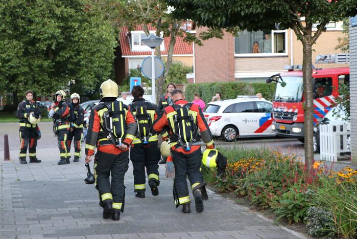 Persoon aangehouden na woningbrand