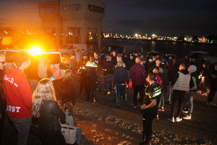 Grote politie-inzet wegens illegale scootermeeting