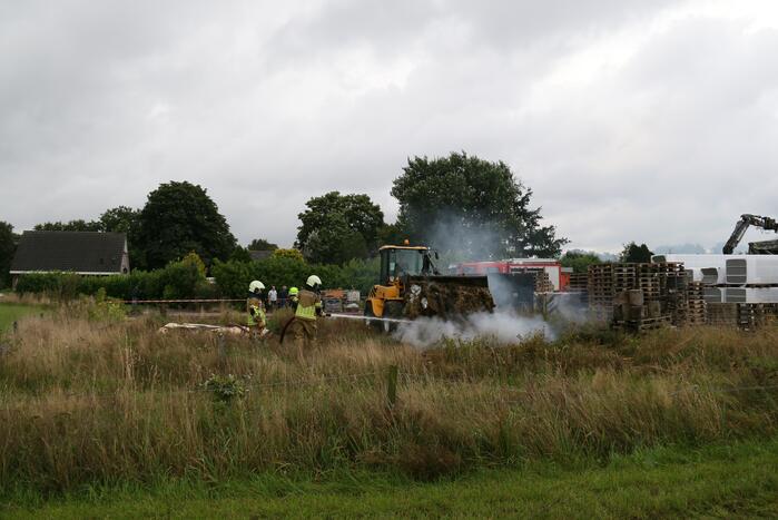 Bedrijfspand gaat in vlammen op