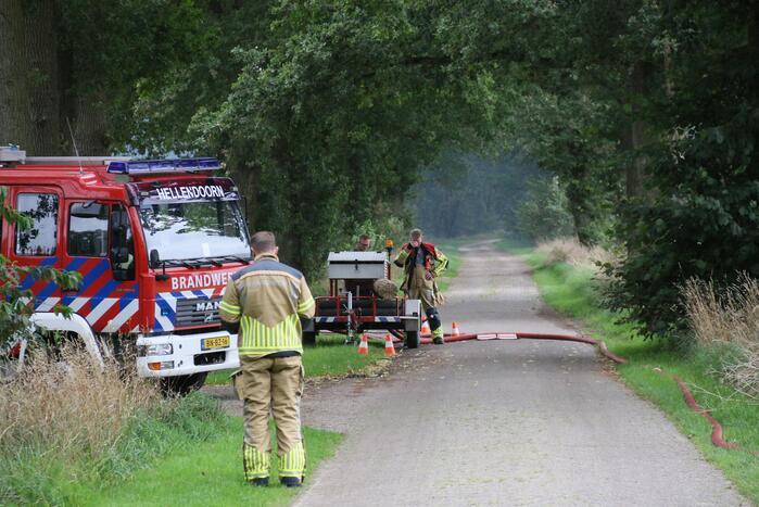 Bedrijfspand gaat in vlammen op