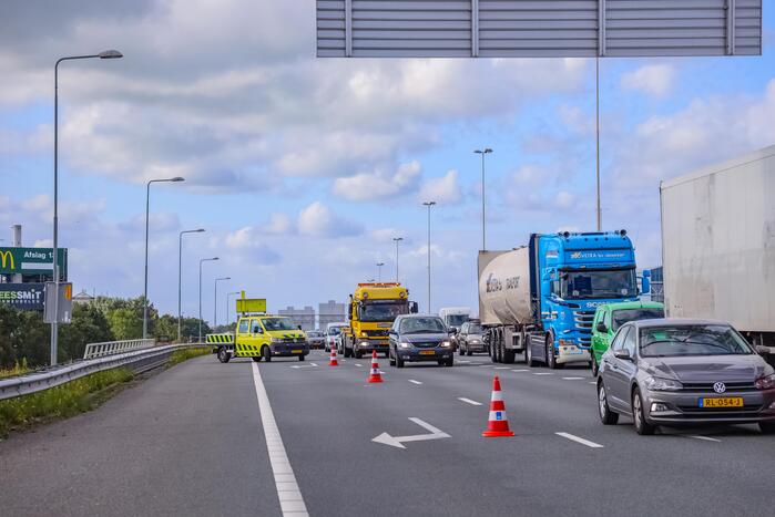 Twee ongevallen op snelweg
