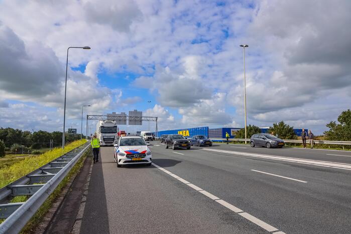 Twee ongevallen op snelweg