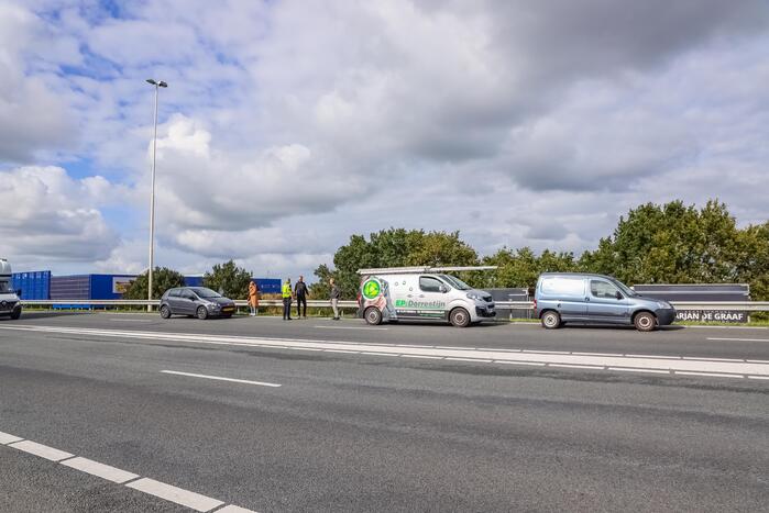 Twee ongevallen op snelweg