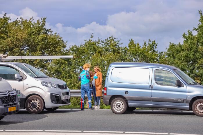 Twee ongevallen op snelweg