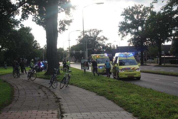 Fietser gewond door ongeval met fietser