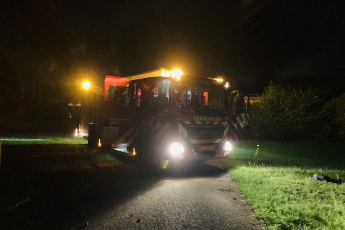 Veel rookontwikkeling door brand in chalet