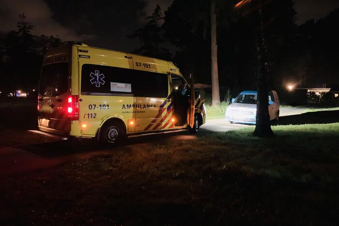 Veel rookontwikkeling door brand in chalet